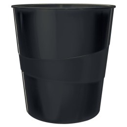 Kosz na śmieci Recycle plastik kolor: czarny 15L Leitz (53280095)