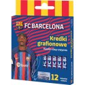 Kredki świecowe FC BARCELONA LEWANDOWSKI GRAFIONOWE Astra (316023050)