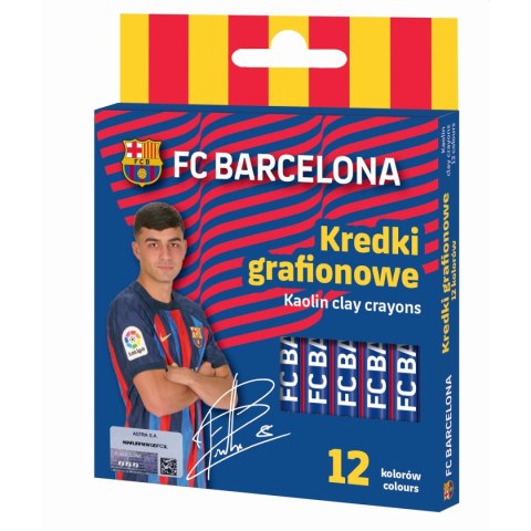 Kredki świecowe FC BARCELONA LEWANDOWSKI GRAFIONOWE Astra (316023050)