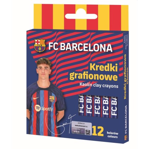 Kredki świecowe FC BARCELONA LEWANDOWSKI GRAFIONOWE Astra (316023050)