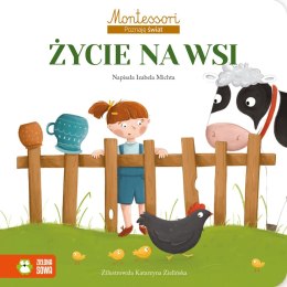 Książka dla dzieci Montessori. Poznaję świat. Życie na wsi Zielona Sowa