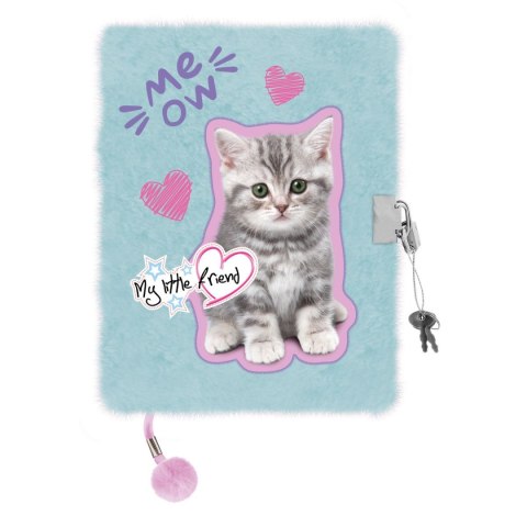 Pamiętnik A5 My Little Friend MINT KITTY Bambino