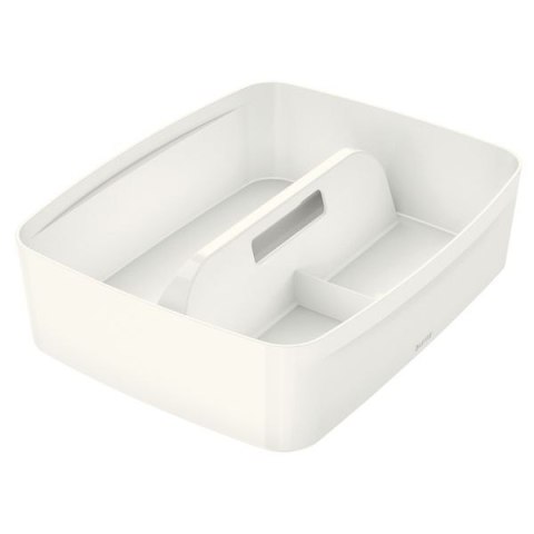 Przybornik na biurko my box organizer duży z uchwytem biały plastik Leitz (53220001)
