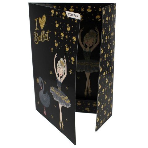 Teczka kartonowa na gumkę balerina A4 różne Starpak (491061)