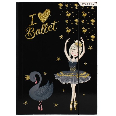 Teczka kartonowa na gumkę balerina A4 różne Starpak (491061)