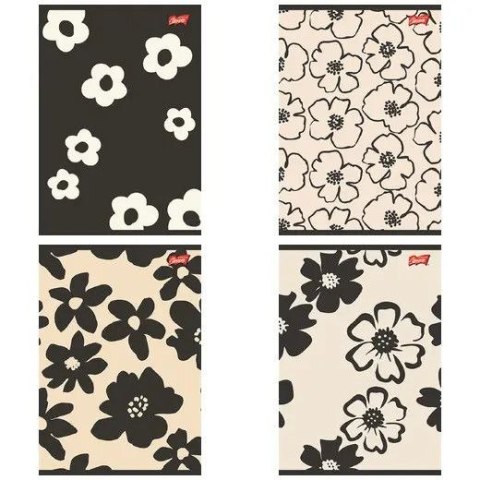 Zeszyt A5 Mono Blooms 80k. 70g linia Unipap