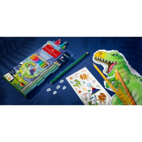 Kredki ołówkowe dINOZAURY Faber Castell (201545 fc)