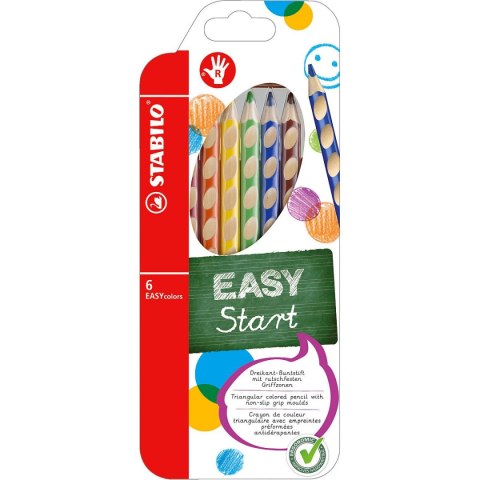 Kredki ołówkowe easycolors 6 kol. Stabilo (332/6)