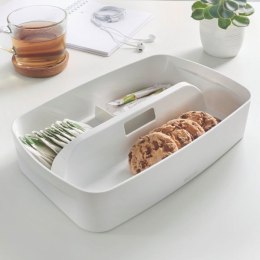 Przybornik na biurko my box organizer mały z uchwytem biały plastik Leitz (53230001)
