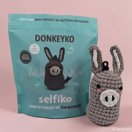 Zestaw kreatywny do szydełkowania osiołek Donkeyko Selfiko