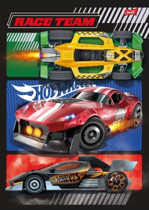 Zeszyt A4 HOT WHEELS 32k. 70g krata Unipap