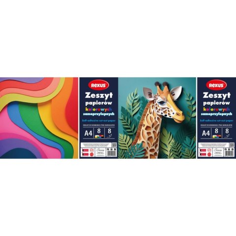 Zeszyt papierów kolorowych samoprzylepny Beniamin (53026)