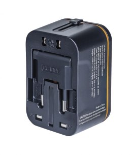 Adapter podróżny DONAU TRAVEL 205, czarny (13741831-05)