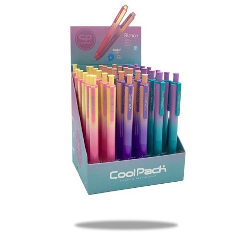 Długopis Cool Pack BLANCO OIL GEL wkład niebieski 0,7mm Patio (03876CP/F)