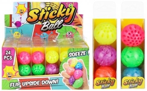 Gniotek piłka wyciskana lepka 3 szt. Mega Creative (583788)