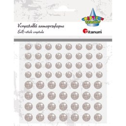 Kryształki Craft-Fun Series samoprzylepne 60 szt różowy jasny Titanum (DIY1801C)