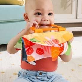 Książeczka edukacyjna Miękka książeczka sensoryczna - Pory roku Fisher Price (JKP53)