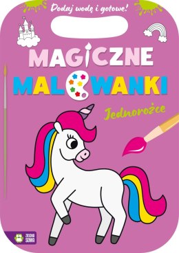 Książka dla dzieci Magiczne malowanki. Jednorożce Zielona Sowa