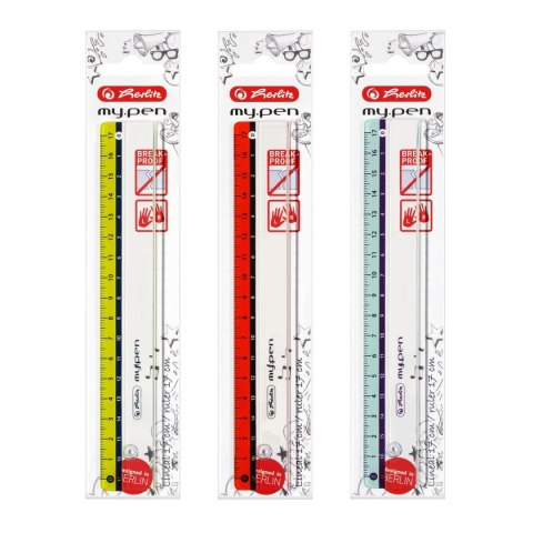 Linijka plastikowa My Pen 11367984 17cm Herlitz (300003407)