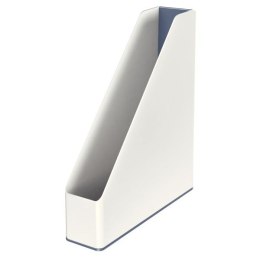Pojemnik na dokumenty pionowy WOW DUAL biały polistyren PS [mm:] 73x318x 272 Leitz (53621001)