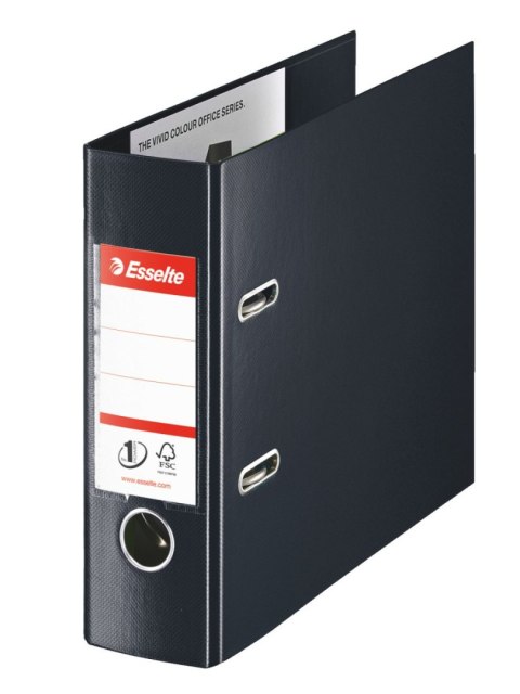 Segregator dźwigniowy bankowy A5 72mm czarny Esselte (468970)