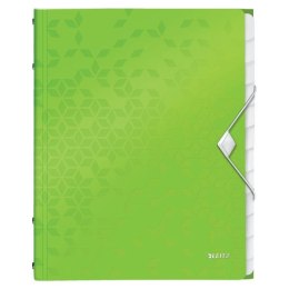 Teczka z przegródkami WOW A4 kolor: zielony 12 przegródek Leitz (46340054)