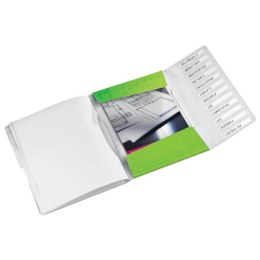 Teczka z przegródkami WOW A4 kolor: zielony 12 przegródek Leitz (46340054)