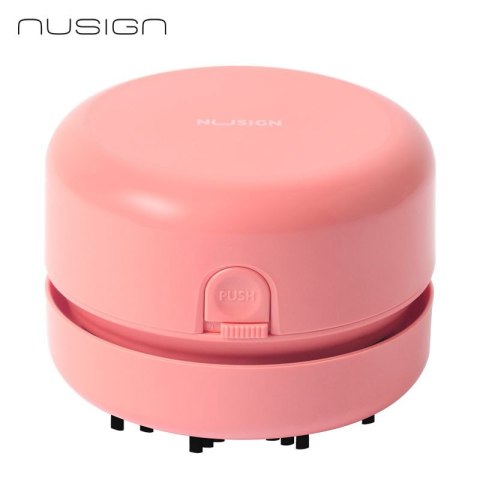 Zestaw na biurko mini odkurzacz do biurka różowy Nusign (NS198PK)