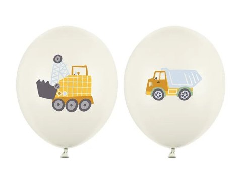 Balon gumowy Pojazdy budowlane, mix mix 300mm Partydeco (SB14P-334-000)
