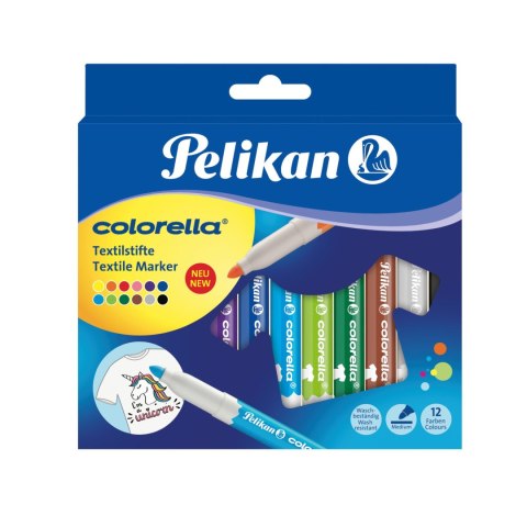 Flamaster Colorella textile 814584 12 kol. Pelikan (300009188)