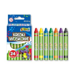 Kredki świecowe Dino 24 kol 24 kol. Penmate Kolori (TT78226)