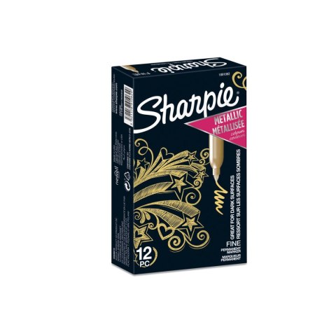 Marker permanentny wkład złoty okrągła końcówka Sharpie (1891062)