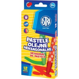 Pastele olejne heksagonalne 12 kol. Astra (313023004)