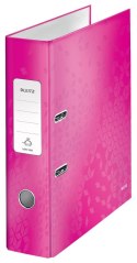 Segregator dźwigniowy A4/80 WOW A4 80mm różowy metaliczny Leitz (10050023)