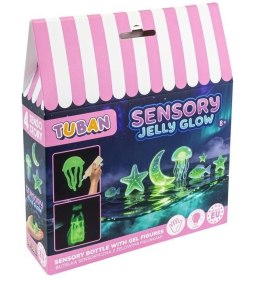 Zestaw kreatywny dla dzieci świecące figurki jelly Tuban (TU3861)