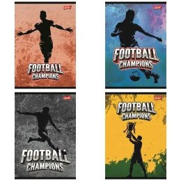 Zeszyt A4 FOOTBALL CHAMPIONS 32k. 70g krata Unipap