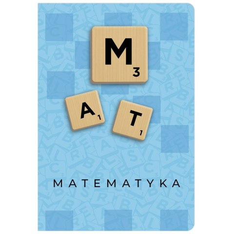 Zeszyt matematyka scrabble Beniamin