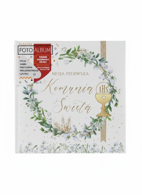Album kieszeniowy komunia 5906850800577 200 kieszeni Kukartka (HAS-015)
