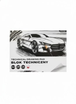 Blok techniczny A4 biały 170g 10k Starpak (587751)