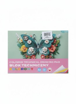 Blok techniczny A4 mix 10k Starpak (587757)