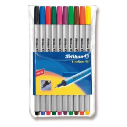 Cienkopis Fineliner 96 940676 wkład mix 0,4mm 10kol. Pelikan (100401690)