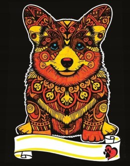 Kolorowanka Corgi (CVCM-SD021)
