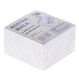 Kostka papierowa z otworem biały [mm:] 85x85x 50 Indeks (5906395354504)