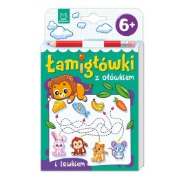 Książka dla dzieci Łamigłówki z ołówkiem i lewkiem. Od 6 lat Aksjomat