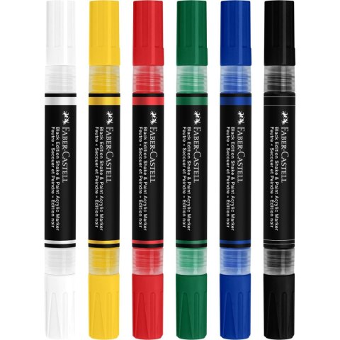 Marker specjalistyczny akrylowy 6 kol. Faber Castell (285507 FC)