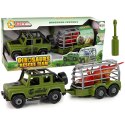 Samochód Terenowe Transporter Do Rozkręcania DIY Zielony Dinozaur Lean (12956)