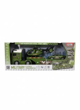 Samochód Zestaw ciężarówka helikopter militarny Lean (29070)