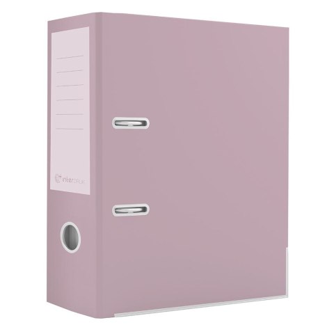 Segregator ringowy Pastel A4 75mm różowy/szary Interdruk