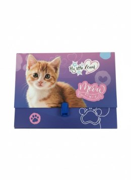 Teczka kartonowa na klips My Little Friends Cat A4 różnokolorowy Unipap