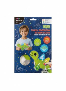 Zabawka edukacyjna Dino PLANSZA SENSORYCZNA DO NAUKI LICZENIA Kidea (PLSNLDKA)